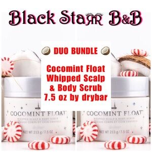 DUO Cocomint Float Whipped Scalp & Body Scrub 7.5 oz x2 bundle by drybar